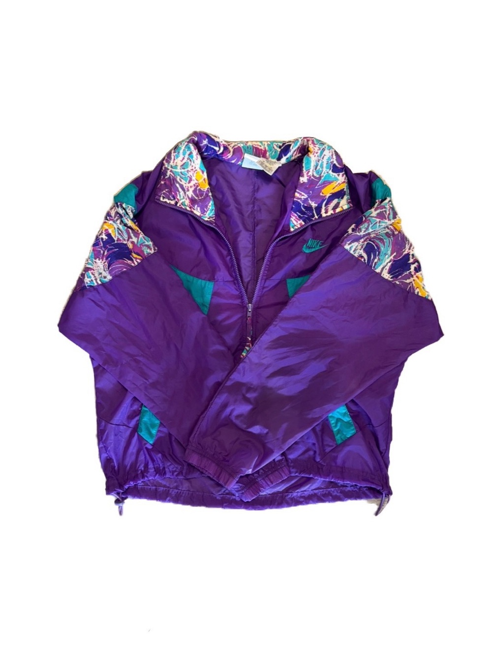 Nike Purple & Teal Retro Shell Jacket